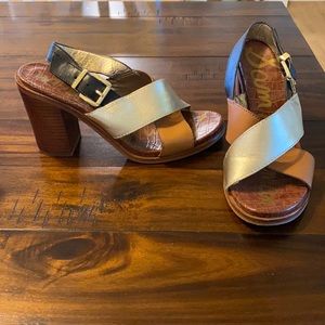 SAM EDELMAN BLOCK HEELS!